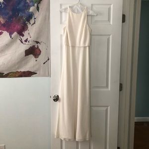 Anthropolgie Bhldn ivory wedding dress